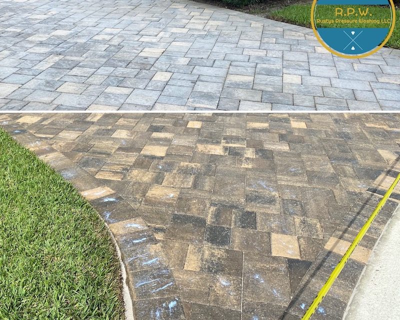 Paver Sealing Work